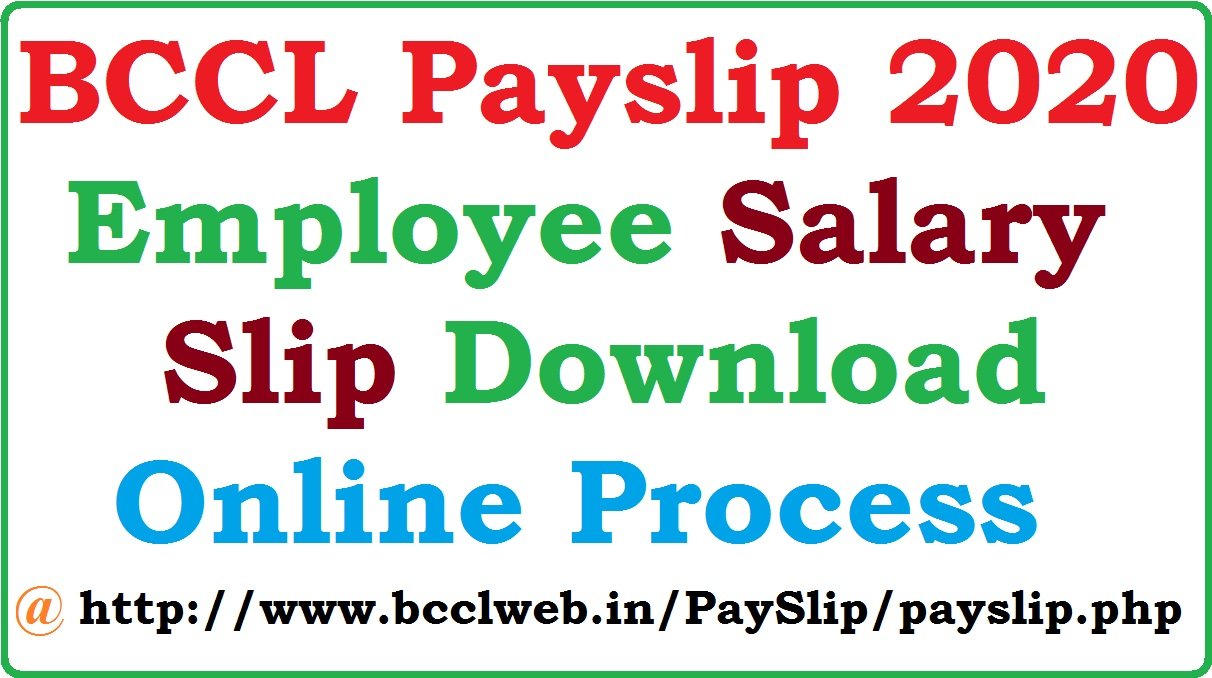 bccl employee salary slip