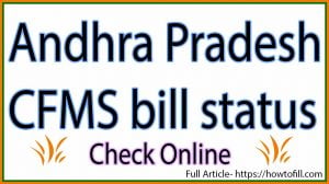 CFMS bill status