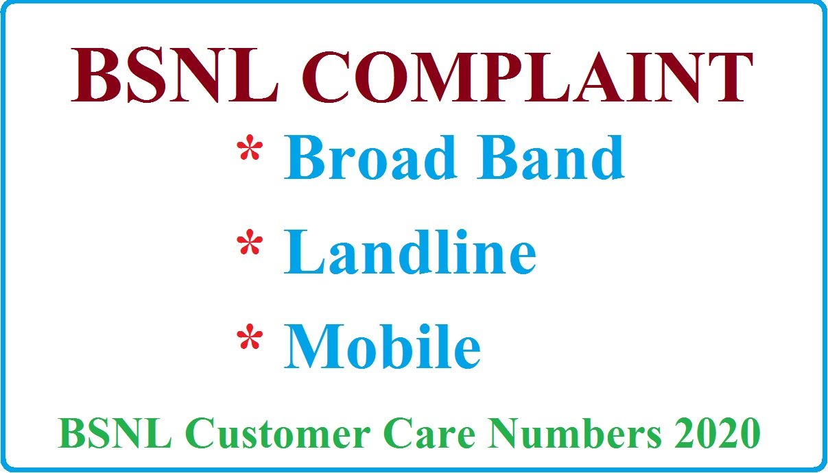 bsnl-complaint-broadband-landline-bsnl-customer-care-number