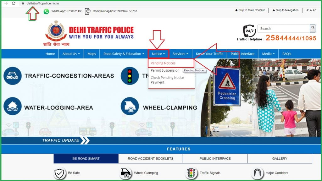delhitrafficpolice.nic.in