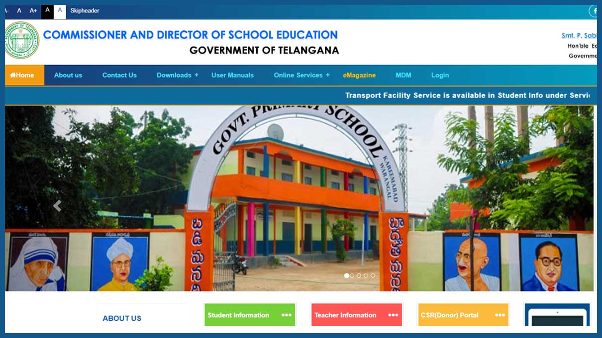 Schooledu.telangana.gov.in