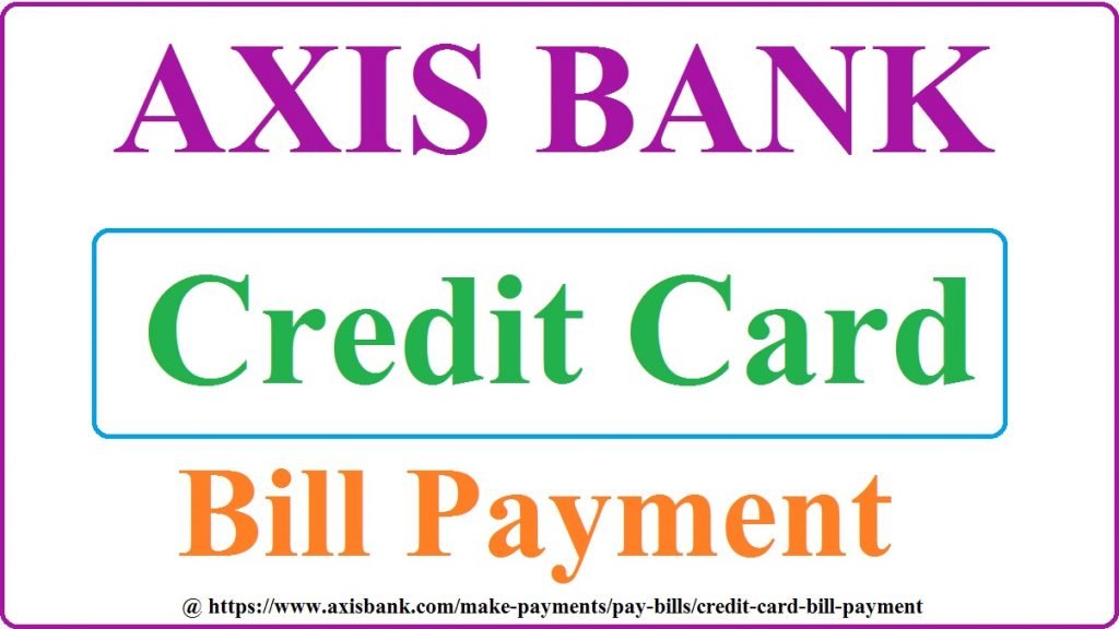 Axis bank Credit card Payment