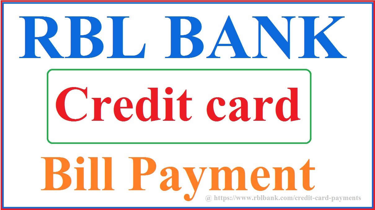 RBL Credit Card Payment