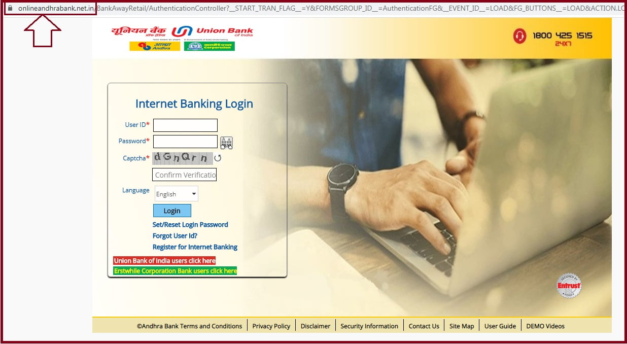 Andhra Bank Net Banking