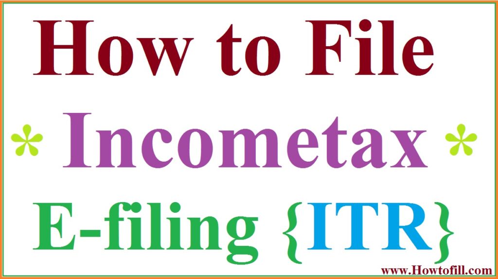 How to File ITR