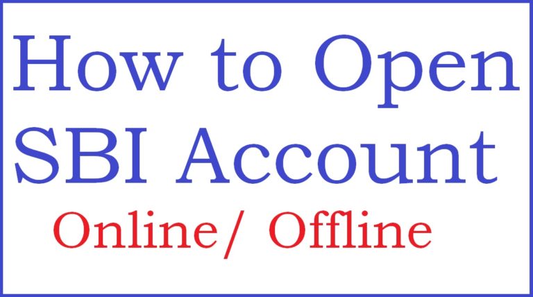 Sbi online account opening how to open sbi account online sbi