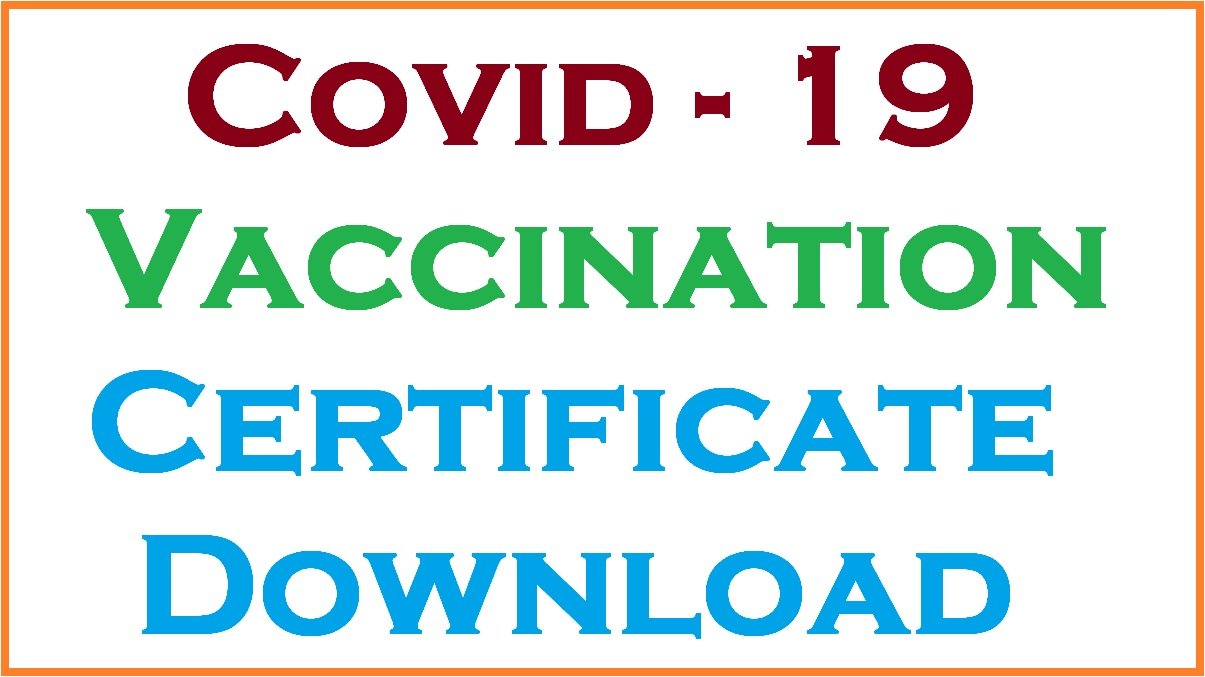 Covid Vaccination Certificate 2023 Download