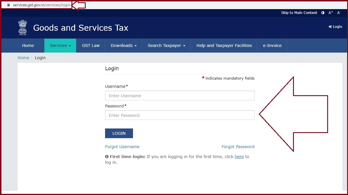 GST Login Ewaybill GST Login 2024 Cleartax gst login at Gst. gov. in