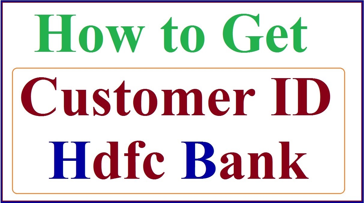 hdfc bank customer id password change