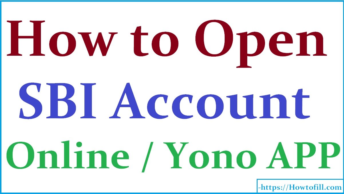 SBI Online Account Opening Zero Balance