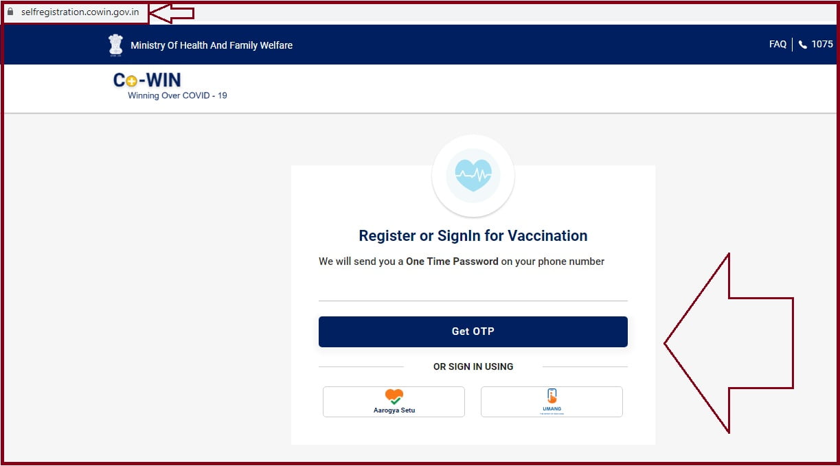 Selfregistration. cowin. gov. in