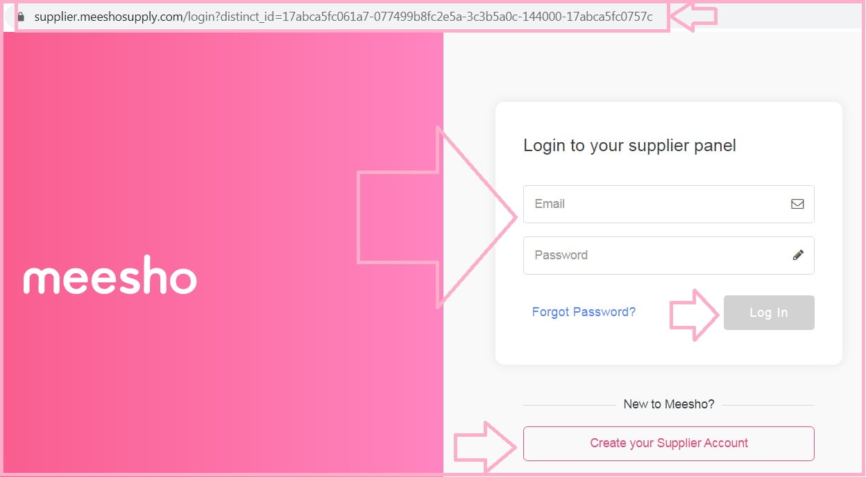 Meesho Supplier Login