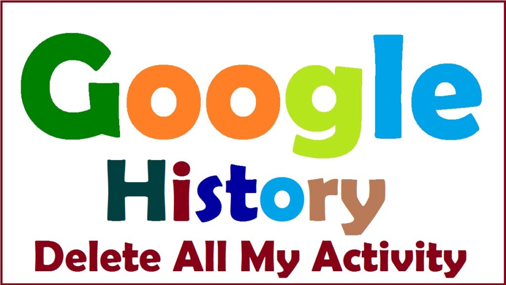 google photo delete search history