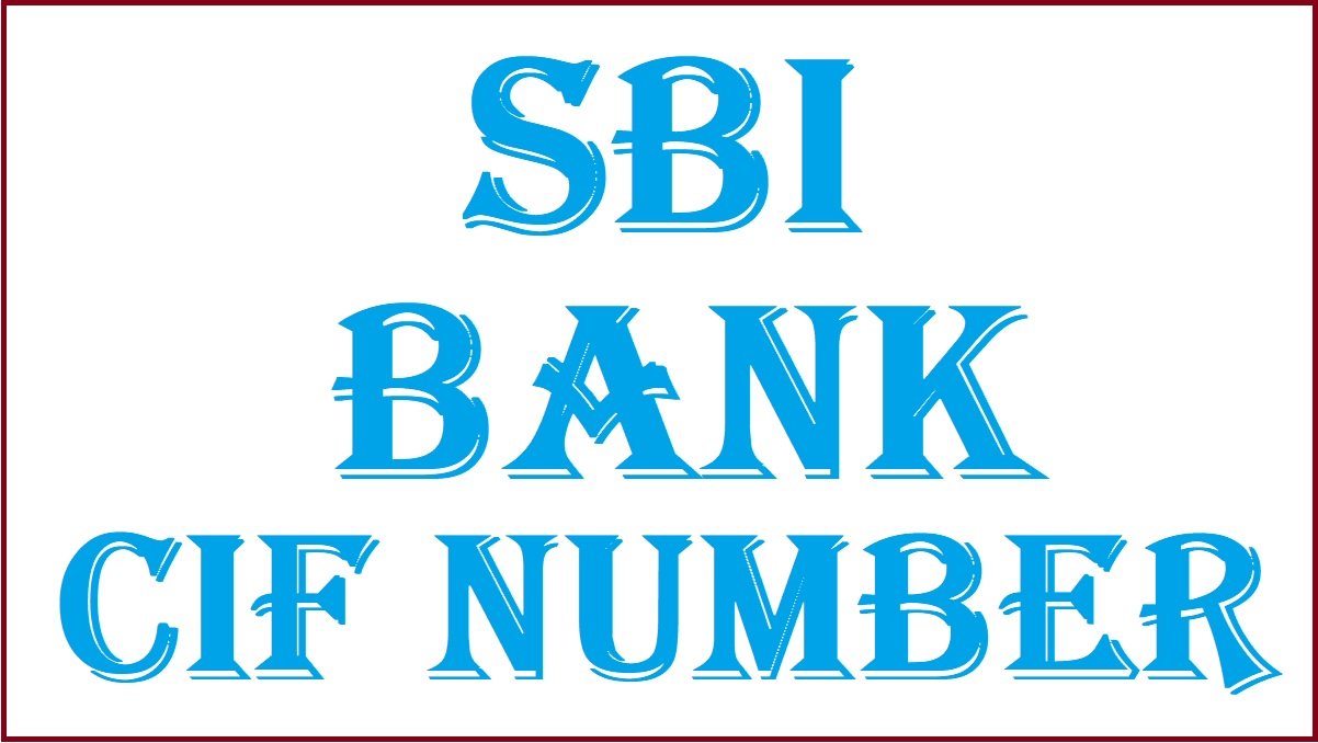 cif number sbi bank means