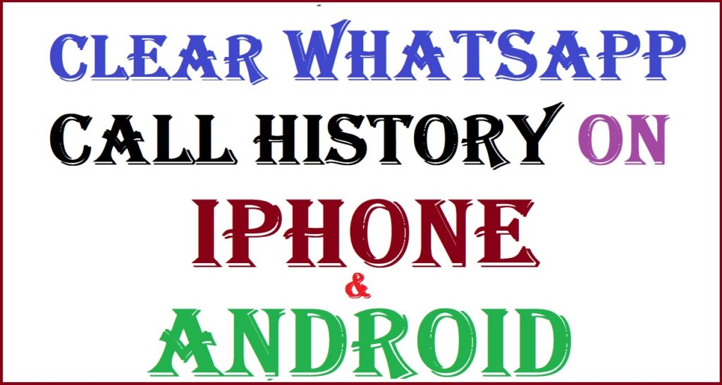 WhatsApp Call History