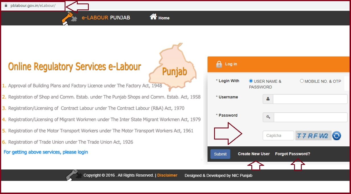 Labour Card Check Status Punjab
