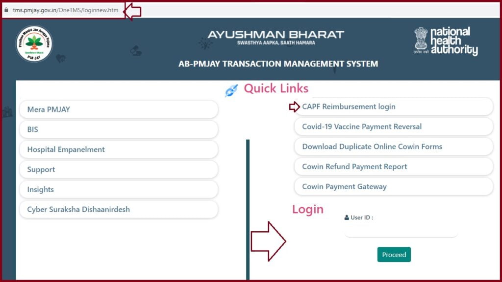 ayushman capf card activation