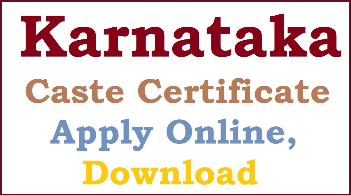 karnataka caste certificate download nada kacheri online