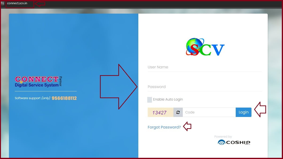scv login, scv customer login & operator login at scv lite